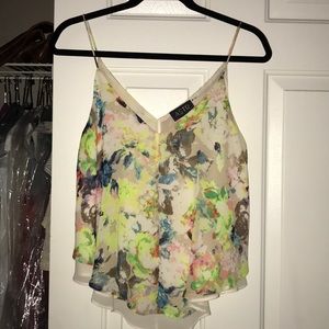 Bright multi colored tank top